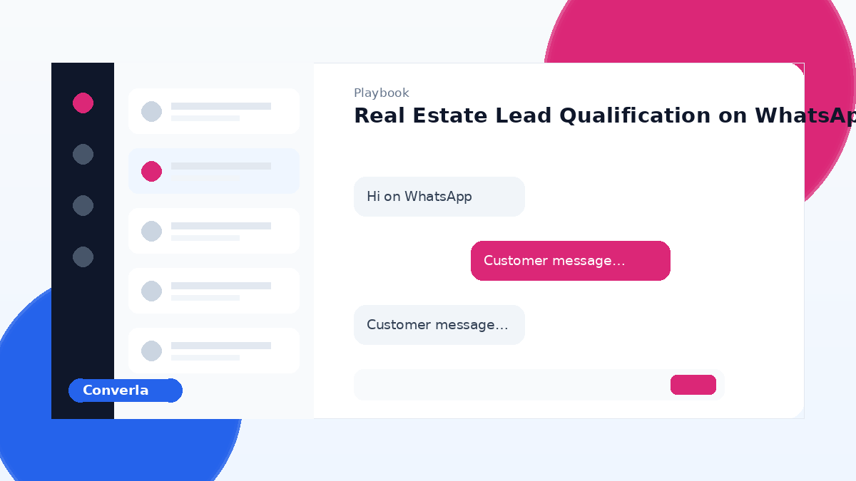 Real estate WhatsApp lead qualification cover
